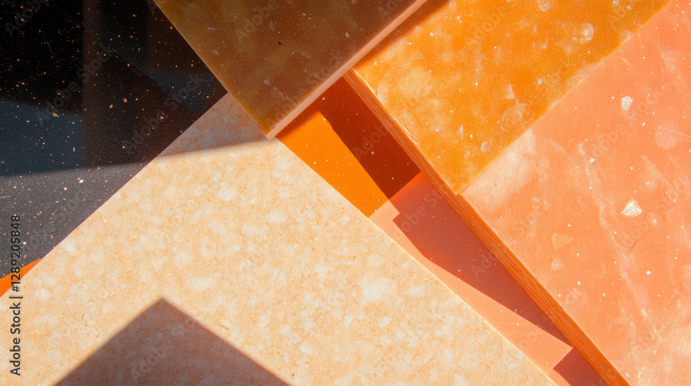 Aufkleber warm and vibrant mdf textures with varied patterns for creative design