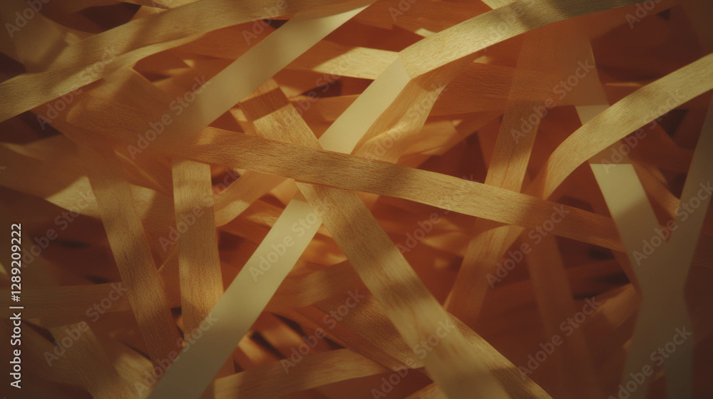 Poster Natural overlapping strands texture for creative design and background use