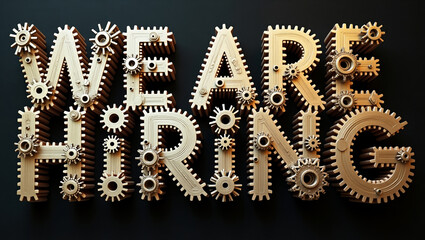 Industrial job recruitment announcement focuses on workforce growth and team building