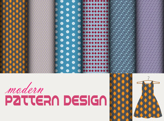 Trendy Seamless Pattern Vector