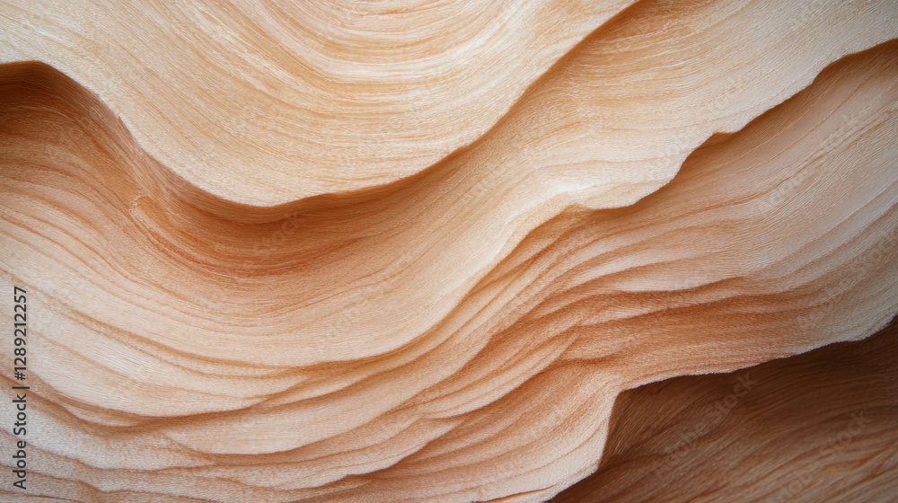 Poster natural plywood texture with distinct layered patterns for design projects