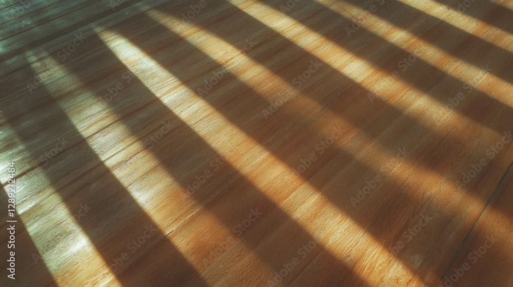 Poster sunlit plywood texture with straight grain patterns for background and design