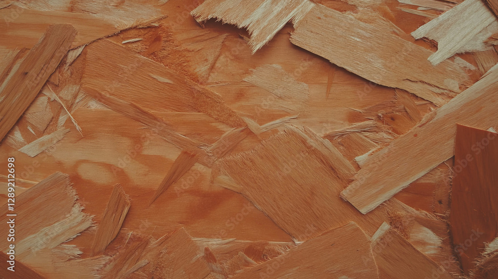 Poster natural plywood texture with thick layers and rough surface for design and architecture