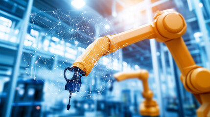 Dive into the concept of automation in Industry 4.0, focusing on the use of smart robot arms and IoT software to enhance manufacturing processes. Learn how this fusion of advanced