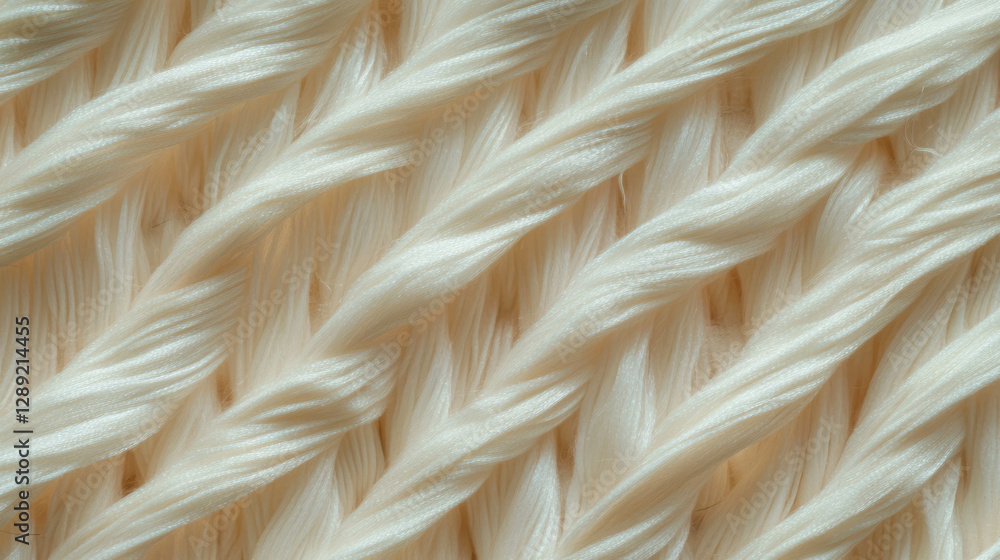 Poster close-up of ribbed plastic texture with interwoven threads for design and pattern inspiration