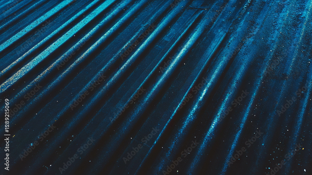 Aufkleber Ribbed plastic texture with detailed surface pattern for design and background