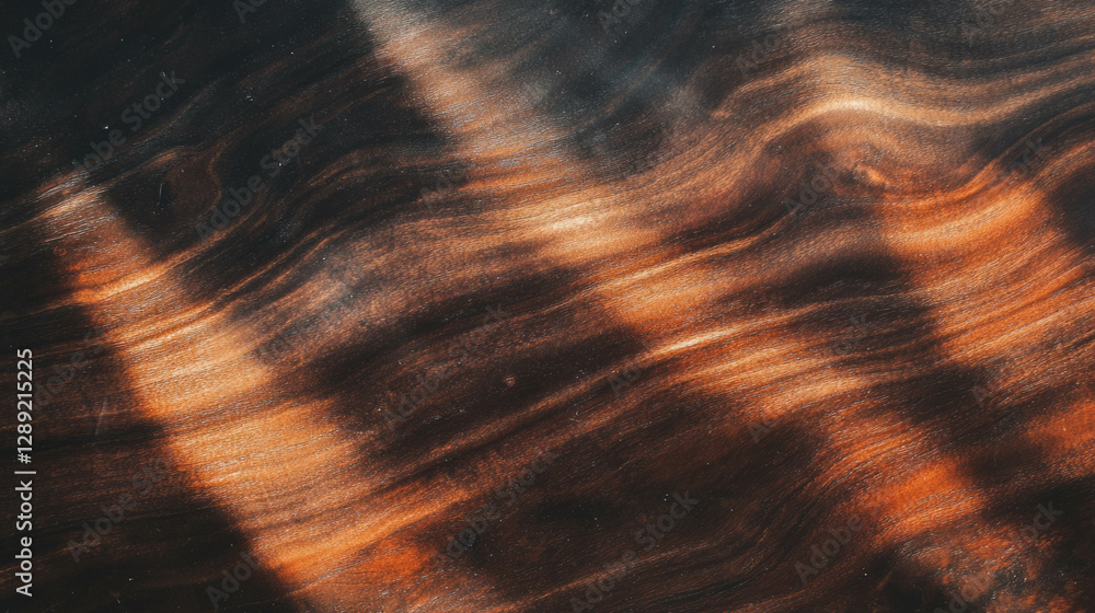 Aufkleber abstract dark brown acacia wood texture with distinctive natural patterns