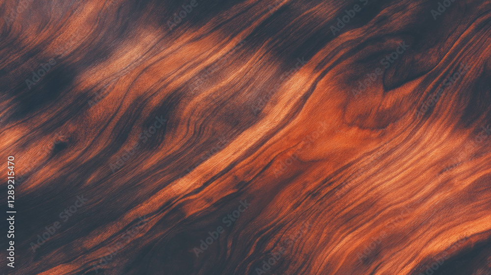 Aufkleber rustic mango wood texture with dark brown streaks for design or print use