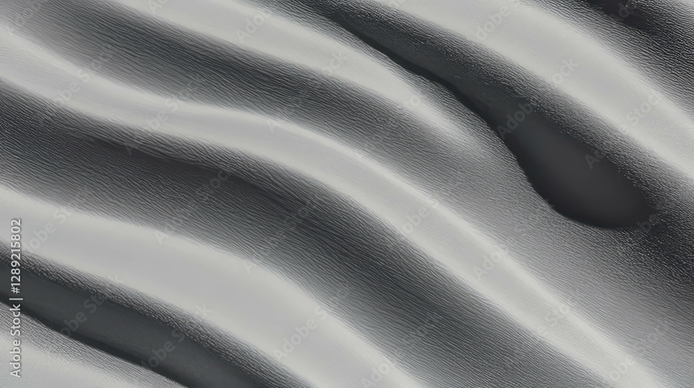 Poster abstract textured grey paper with rounded horizontal ribs for background design