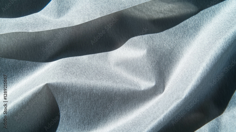 Aufkleber abstract texture of rounded horizontal ribbed grey paper for design projects