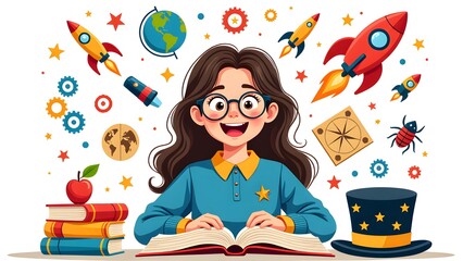 The girl who opened the door to wisdom