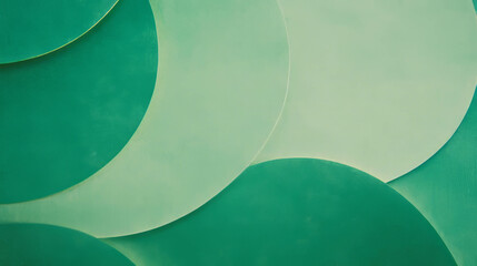 Abstract green paper texture with rounded intersecting ribbed patterns