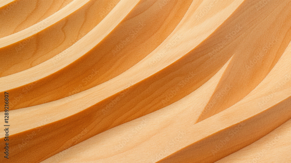 Poster abstract design of mdf texture with deep grooves for creative backgrounds