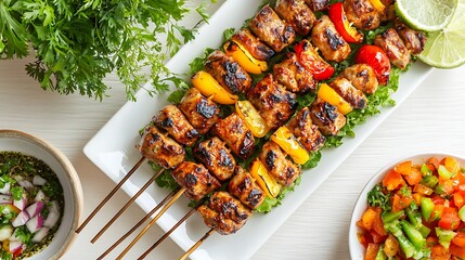 Modern Open Plan Empty Office With White Blank Wall, Tables, Computers And Plants Modern Open Plan Empty Office With White Blank Wall, Tables, Computers And Plants office interior