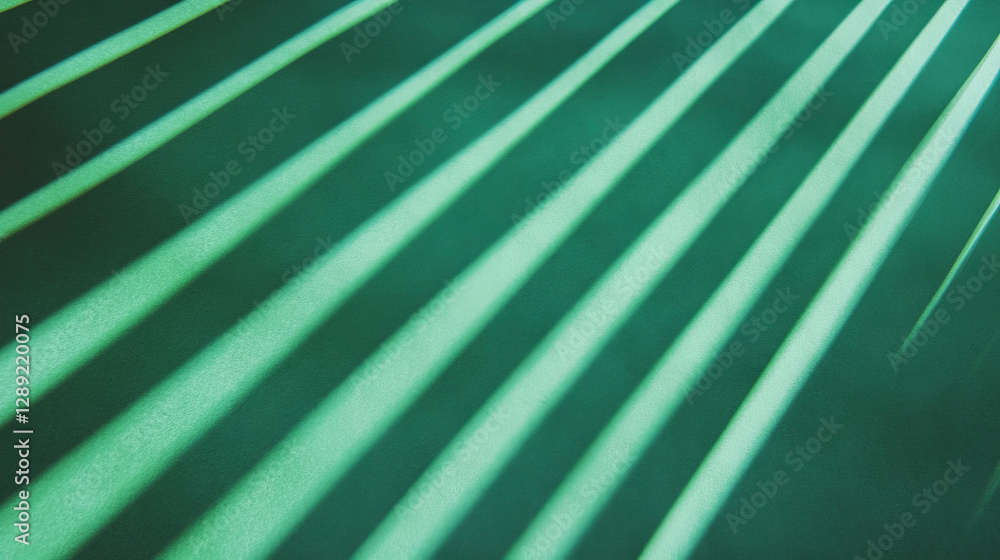 Poster angled ribbed green paper texture for creative design and background use