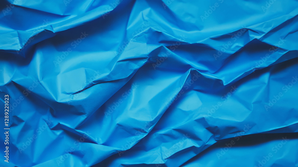 Poster textured blue paper with shallow ribs and smooth surface for creative backgrounds