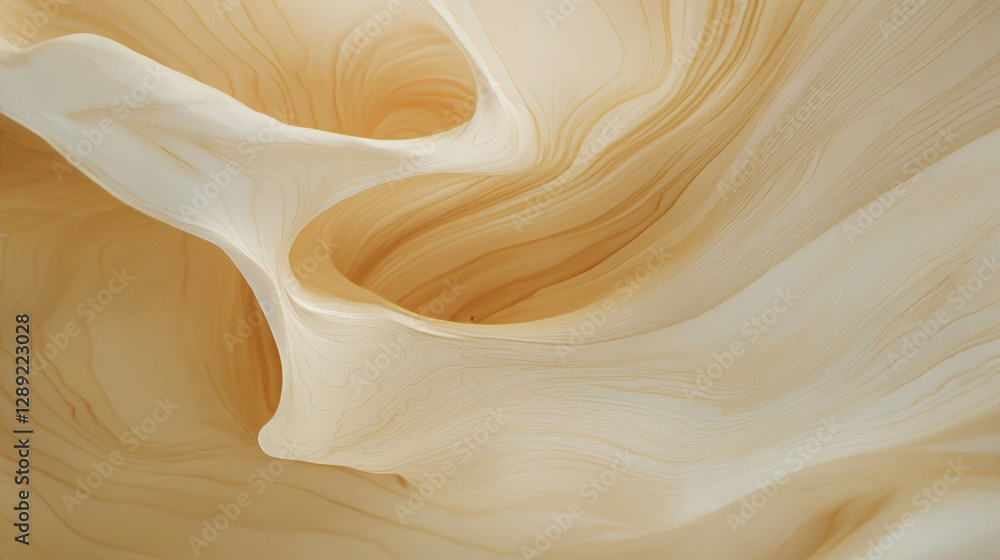 Poster Smooth maple texture with fine grain highlighting light and elegance for creative design projects