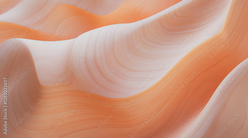 Aufkleber Abstract smooth sanded plywood texture with subtle grain patterns for design and background use
