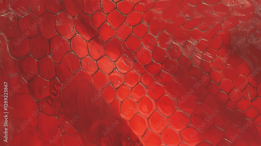 Aufkleber exotic texture of snakewood brosimum guianense with vibrant red snake pattern
