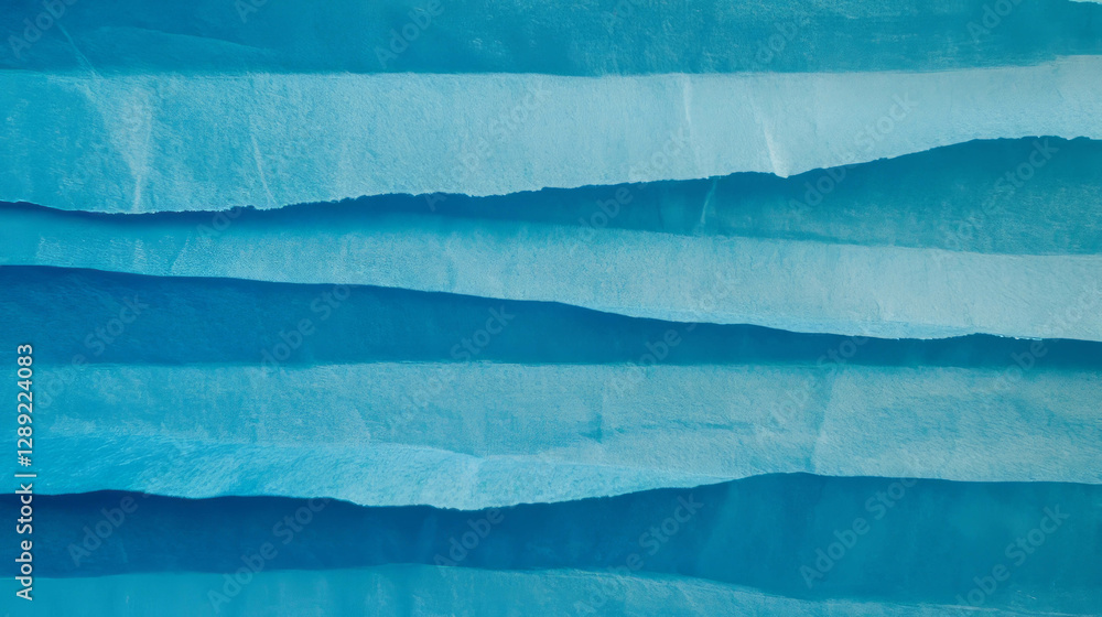 Poster abstract blue horizontal ribbed texture for background and design