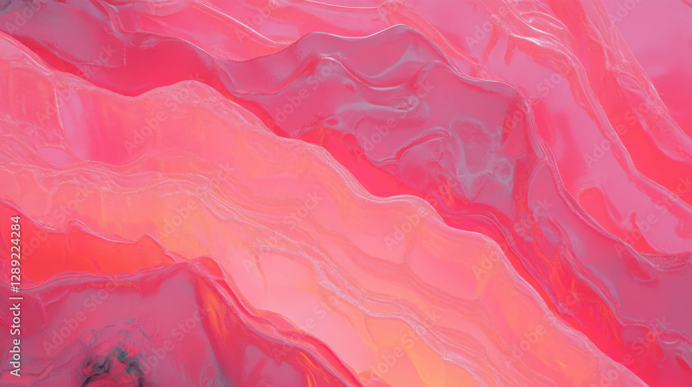 Aufkleber vibrant neon texture with horizontal ribbing for abstract design