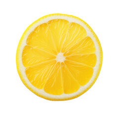 Isolated Lemon Slice