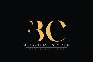 FBC abstract letter logo design. This logo is designed by three abstract letters.