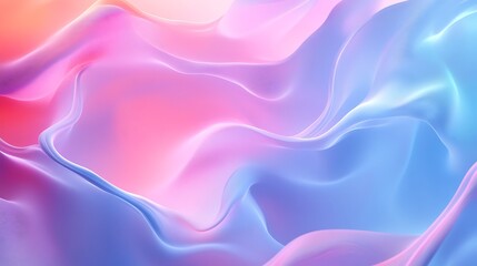 Obraz premium Beautiful colorful abstract soft flowing shapes in various colors