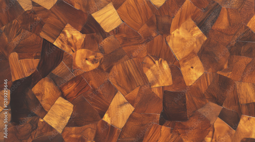 Poster natural teak wood texture with distinct end grain pattern for interior design