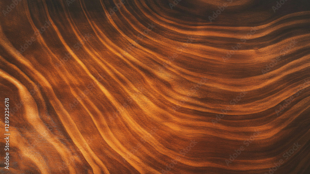 Poster Natural teak wood texture with distinct end grain pattern for design and decoration