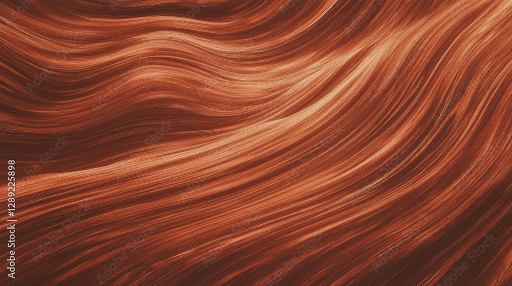 Poster Elegant teak texture with fine dark lines and subtle grain for design projects