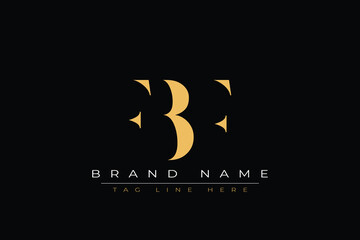 FBF abstract letter logo design. This logo is designed by three abstract letters.