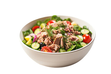 Isolated Tuna Salad