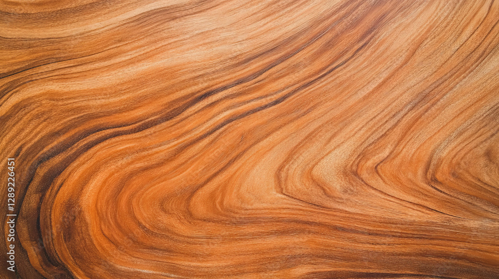 Poster natural teak wood texture with interlocking grain patterns for design and decoration
