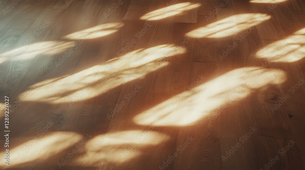 Poster teak wood texture with loose grain and varied light patterns for interior design