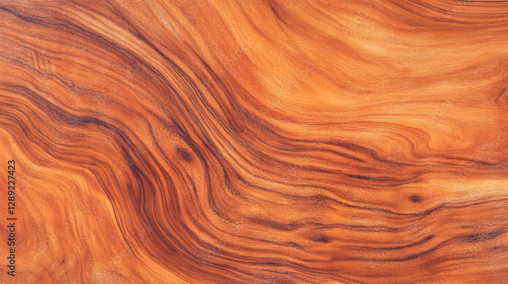 Poster natural teak wood texture with open grain and soft light for decorative design