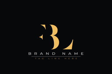 FBL abstract letter logo design. This logo is designed by three abstract letters.