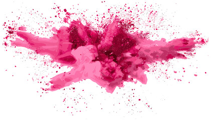 pink powder explosion, fine texture, vibrant particles, explosion splash, vibrant color burst, color powder, vibrant texture explosion, fine powder particles, colorful pink burst