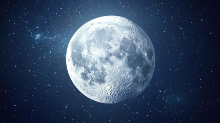 Obraz premium Celestial Wonders: Stunning Detail of Waning Gibbous Moon in Astral Space - Explore More in My Collection