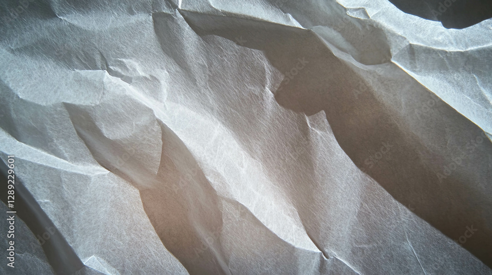 Poster minimalist design texture of thin ribbed grey paper with light lines