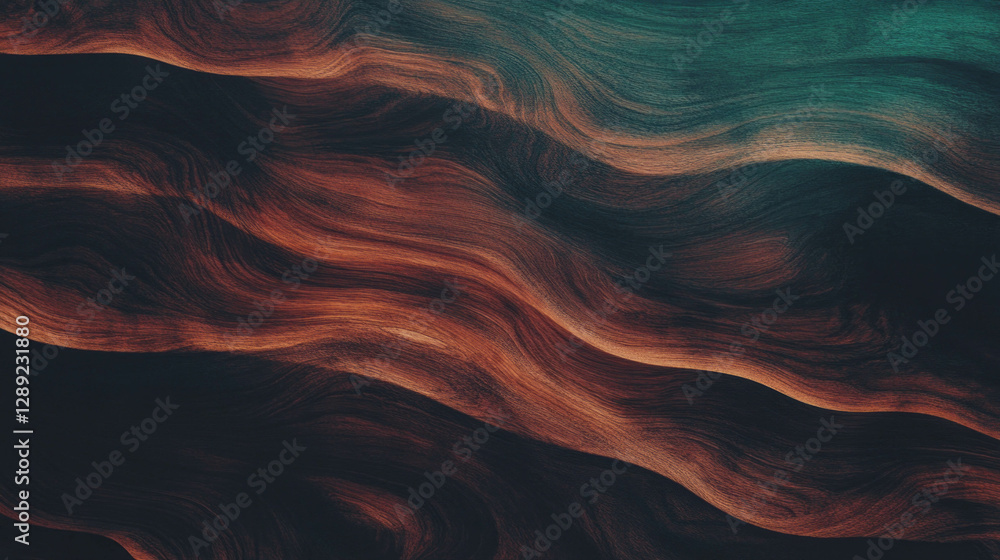 Poster abstract walnut texture with dark ambient light for creative design