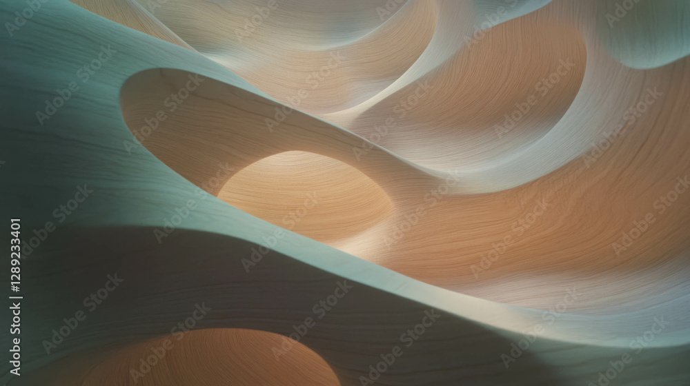 Aufkleber Abstract walnut texture with open grain and intricate shadows for artistic background