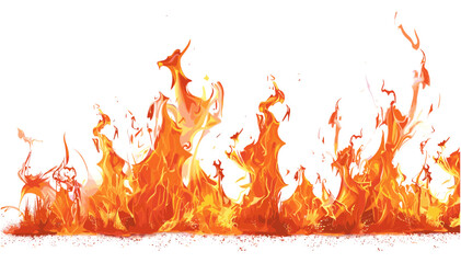 Hot red vector fire, flames, fire heat, burning hot flames, vector flame design, fiery heat, intense fire, red flames, burning texture, heat visuals, fiery illustration