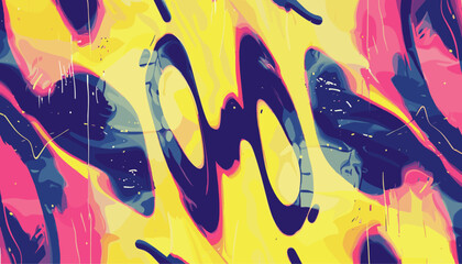 Acid style retro Y2K vector background, grunge abstract, futuristic cyberpunk, neon aesthetics, psychedelic design, edgy urban, bold glitch effect, colorful street art, nostalgic 2000s © aura studio