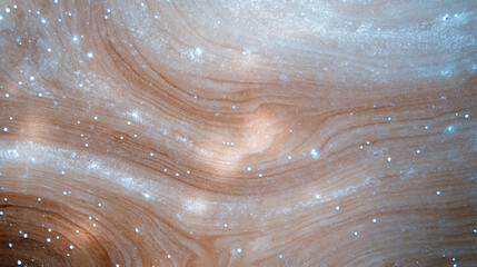 Obraz premium Enchanting wooden texture with sparkling particles for artistic backgrounds