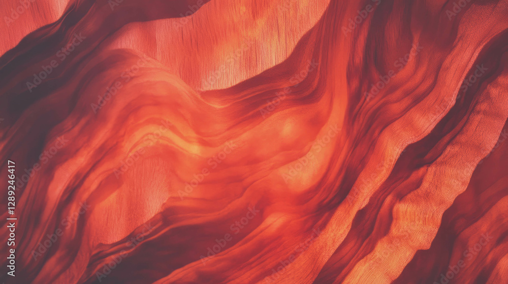 Poster abstract cherry wood texture with oiled finish for creative design and background themes