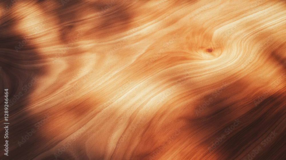 Poster natural cherry wood texture with open grain and warm tones for design projects