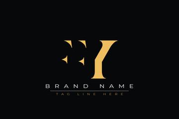 FFY abstract letter logo design. This logo is designed by three abstract letters.