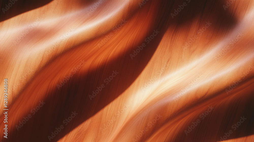 Poster natural cherry wood texture with tight grain and uniform pattern for design