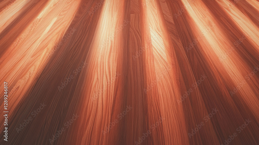 Poster warm cherry wood texture with tight grain patterns for design